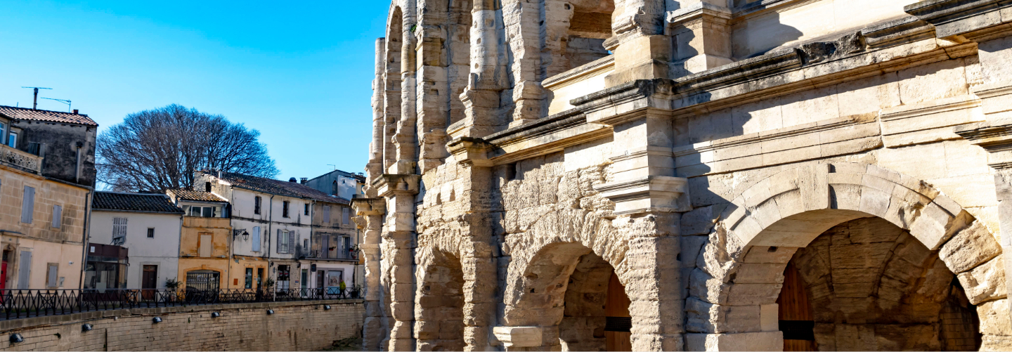 The ancient Roman Amphitheatre of Arles